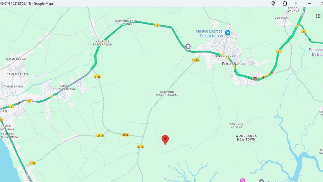 SP83 - TANAH PERTANIAN 6.5 EKAR TANAMAN SAWIT - KAMPUNG SUNGAI TEMPAYAN PONTIAN.